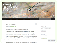 Tablet Screenshot of campingaroundbrisbane.com